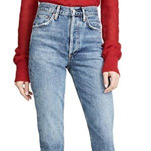 AGOLDE Riley Straight Crop Jeans